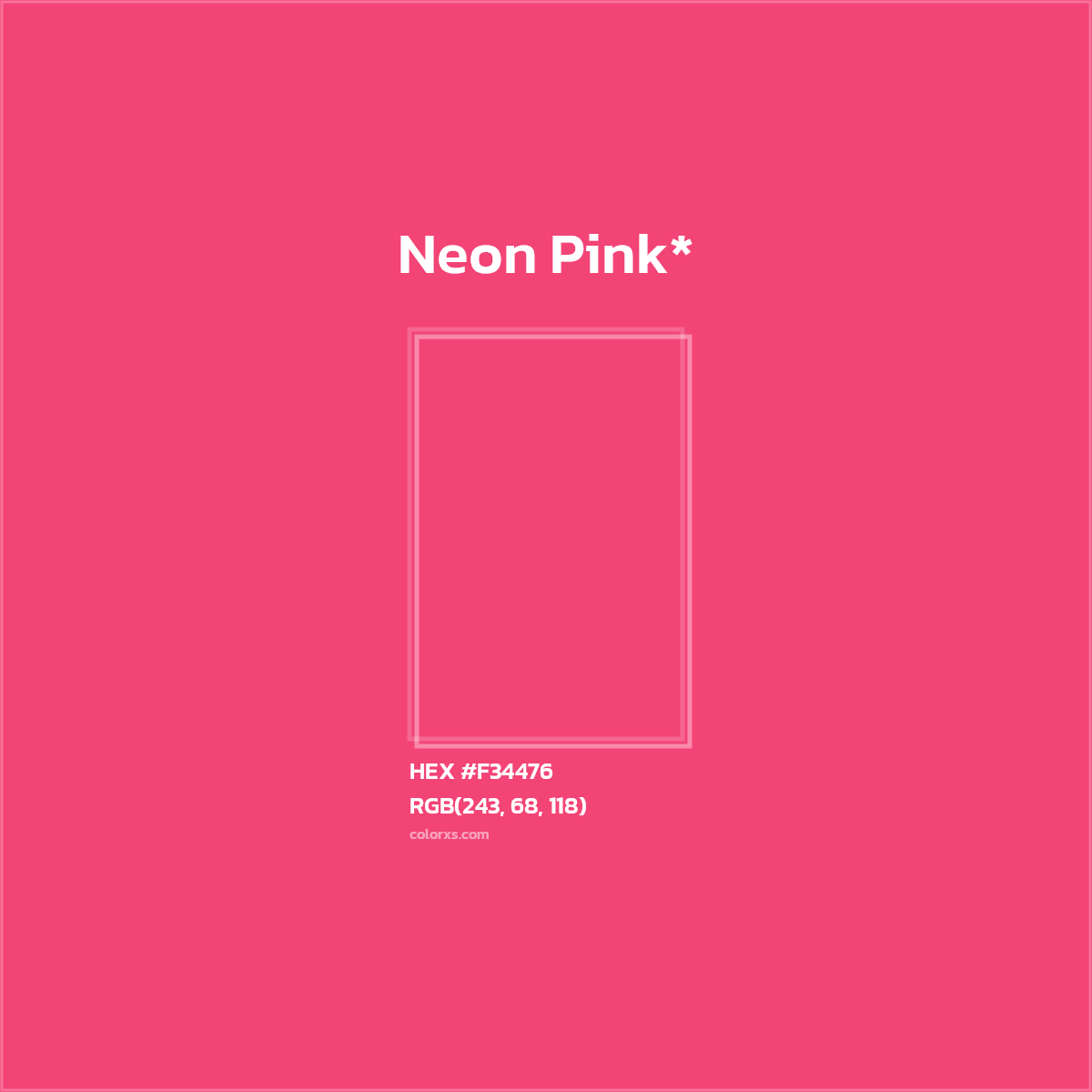 HEX #F34476 Color Name, Color Code, Palettes, Similar Paints, Images