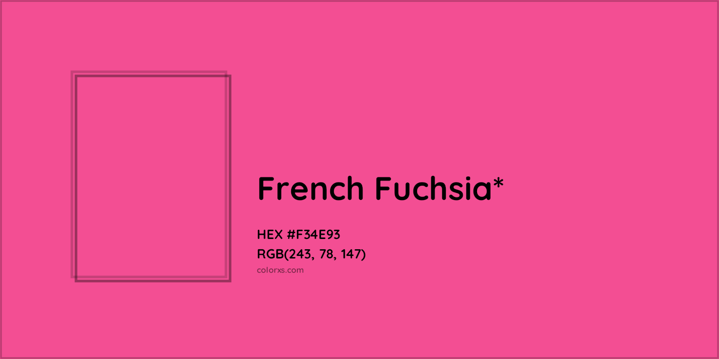 HEX #F34E93 Color Name, Color Code, Palettes, Similar Paints, Images