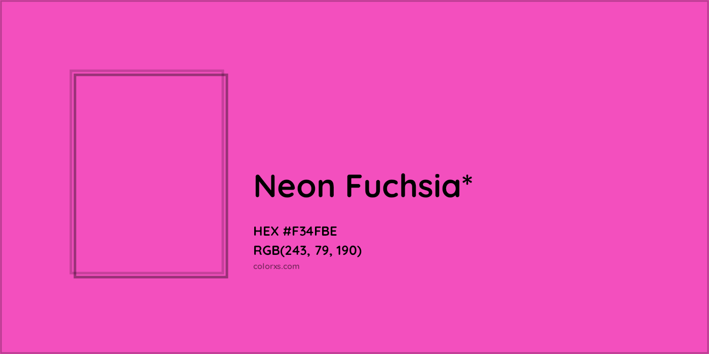 HEX #F34FBE Color Name, Color Code, Palettes, Similar Paints, Images
