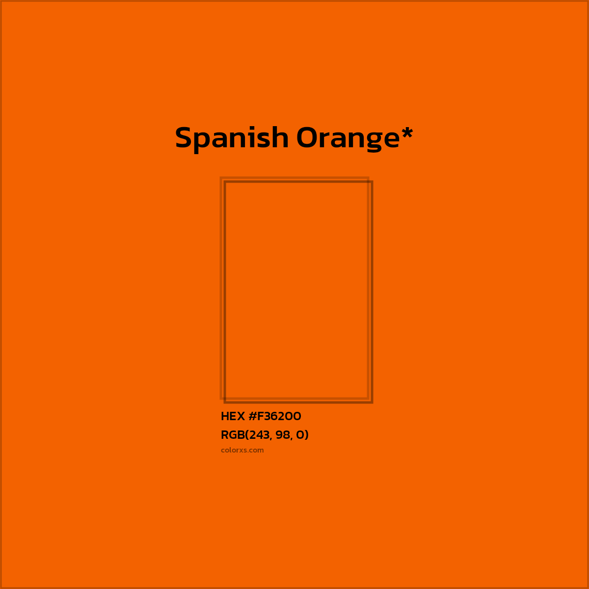 HEX #F36200 Color Name, Color Code, Palettes, Similar Paints, Images