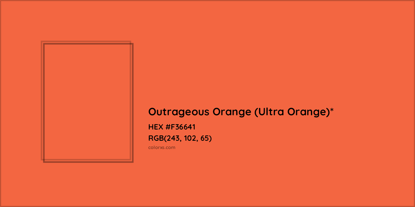 HEX #F36641 Color Name, Color Code, Palettes, Similar Paints, Images