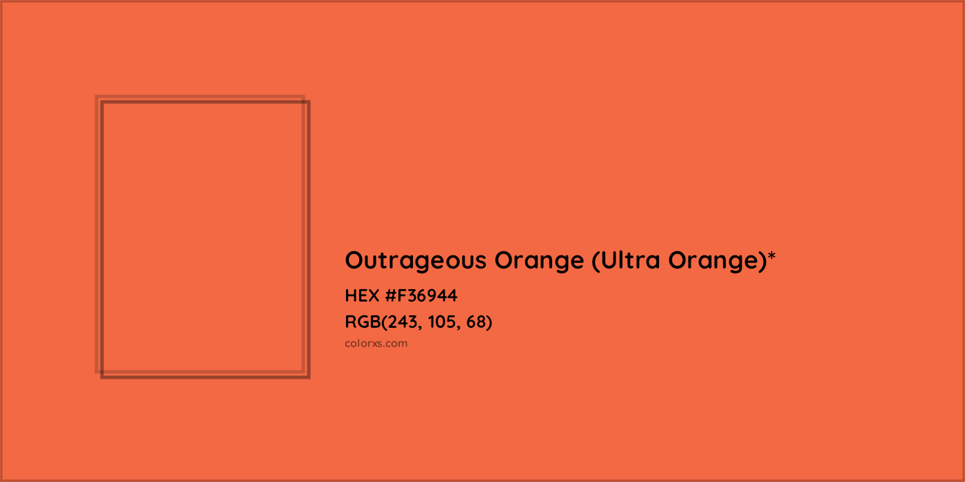 HEX #F36944 Color Name, Color Code, Palettes, Similar Paints, Images