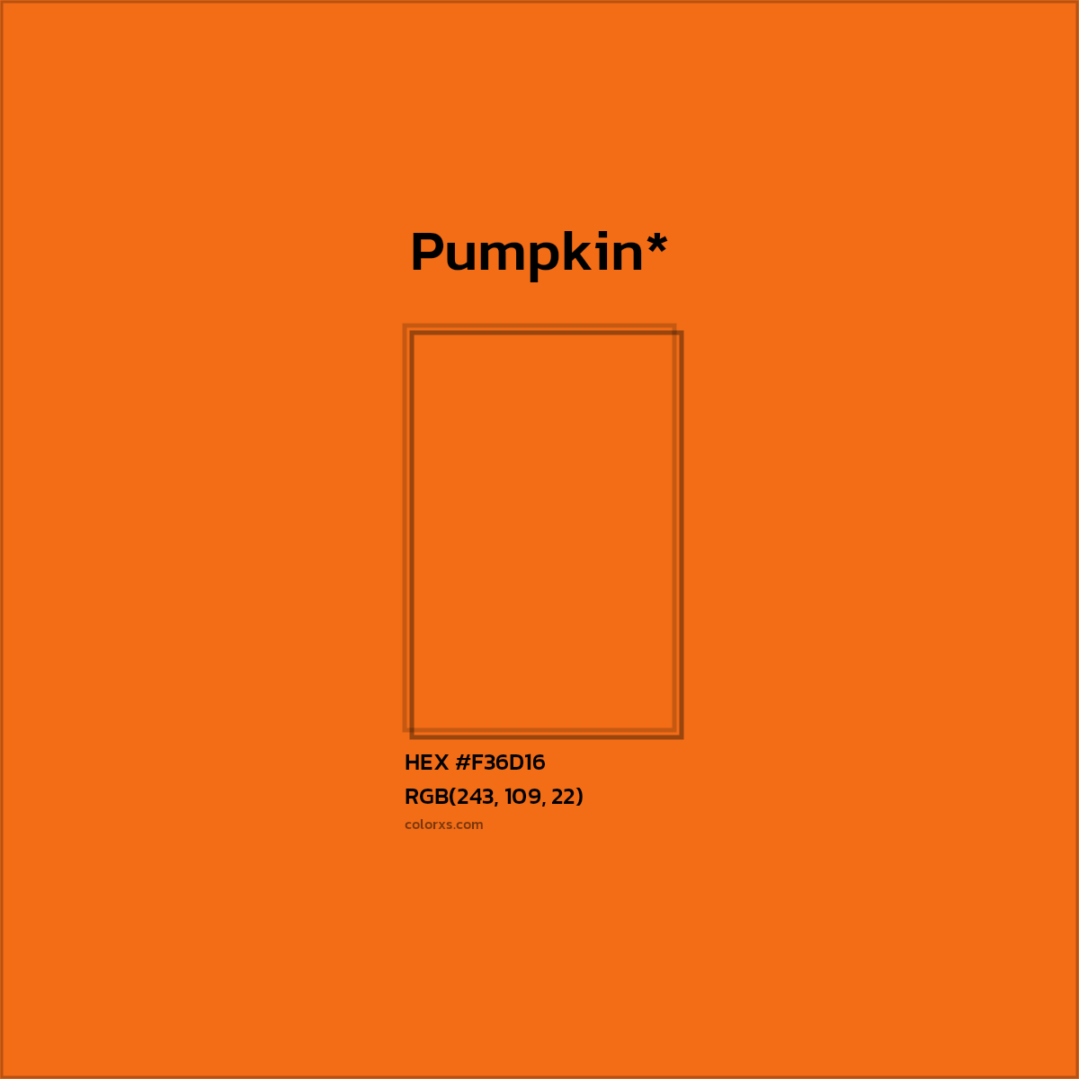 HEX #F36D16 Color Name, Color Code, Palettes, Similar Paints, Images