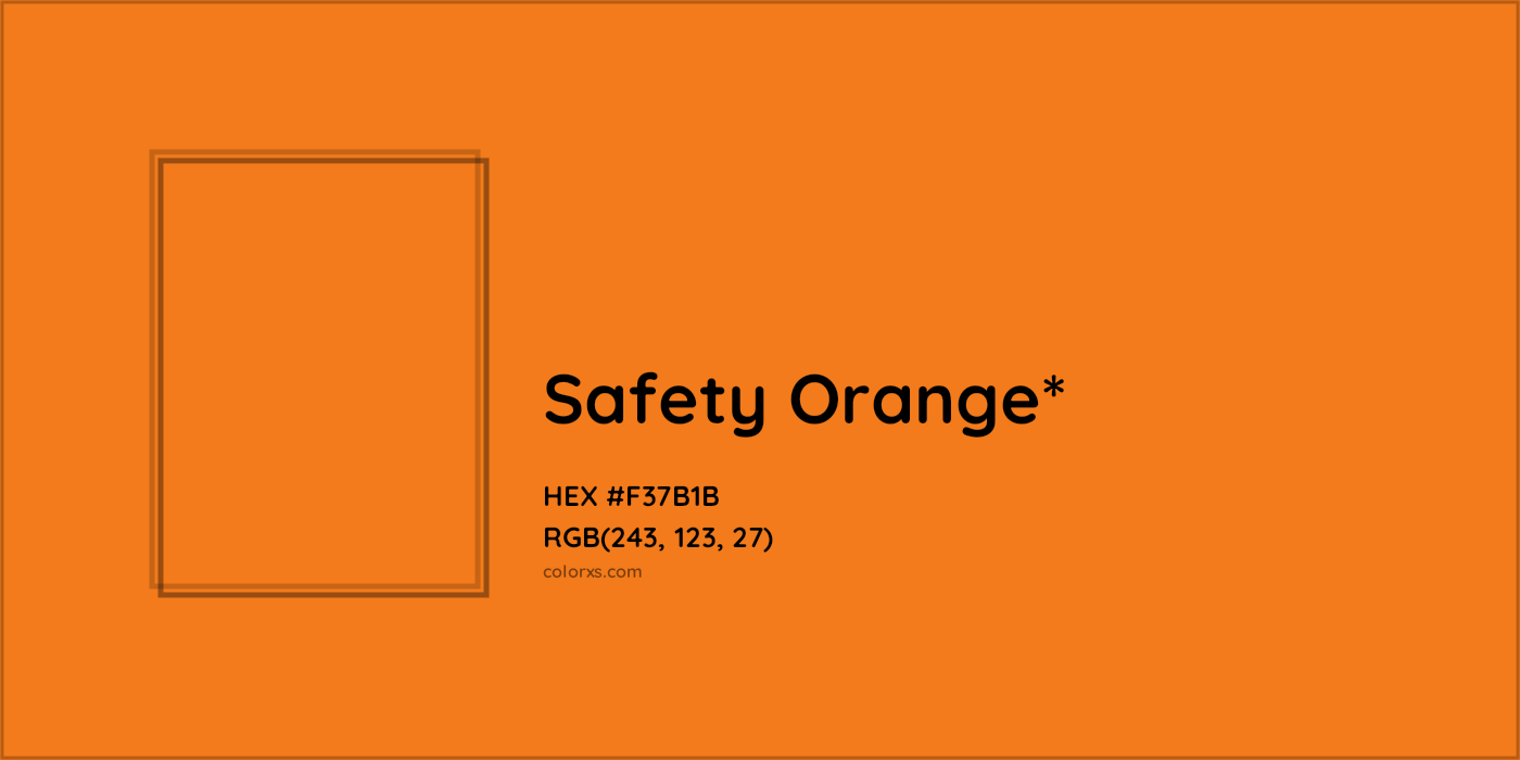 HEX #F37B1B Color Name, Color Code, Palettes, Similar Paints, Images