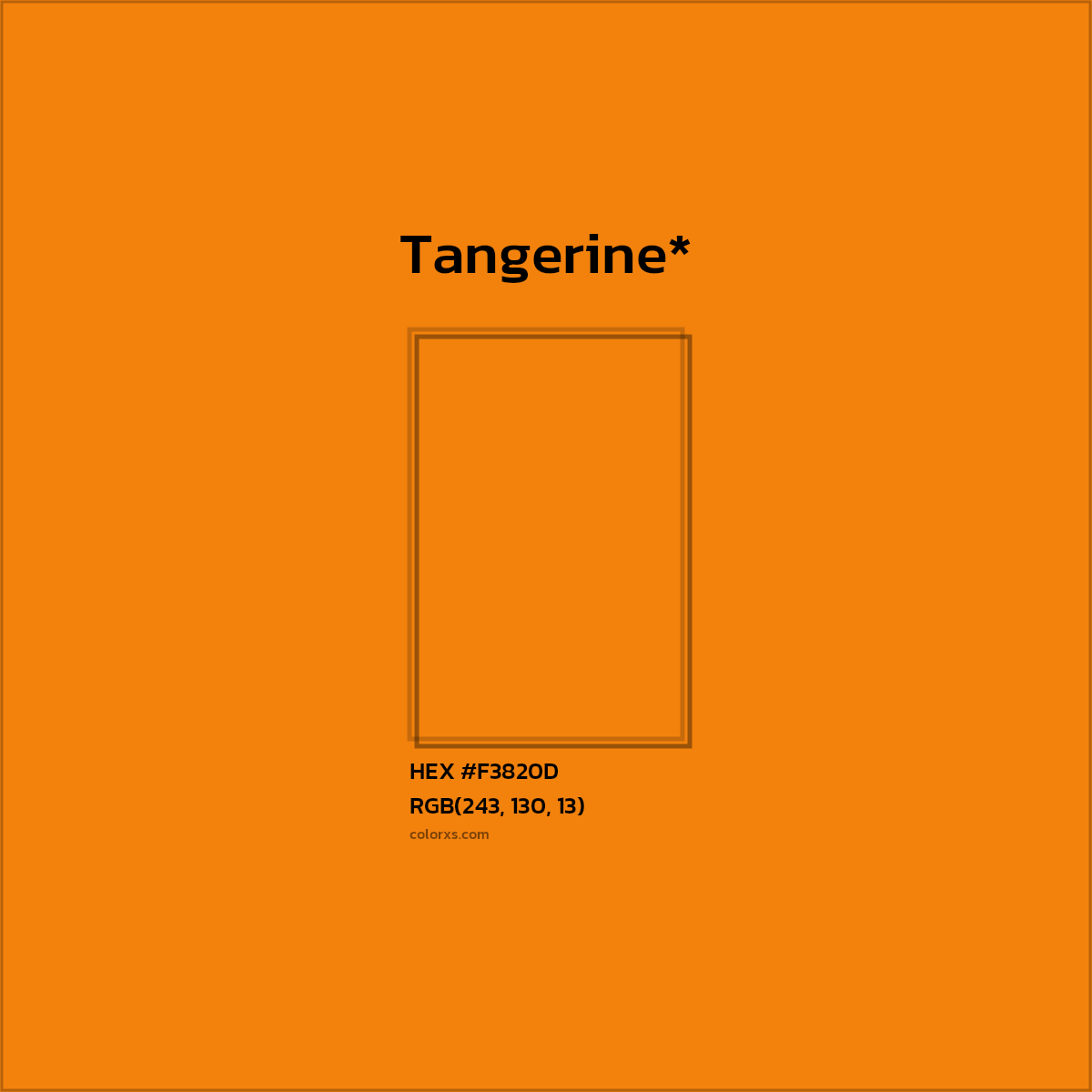 HEX #F3820D Color Name, Color Code, Palettes, Similar Paints, Images