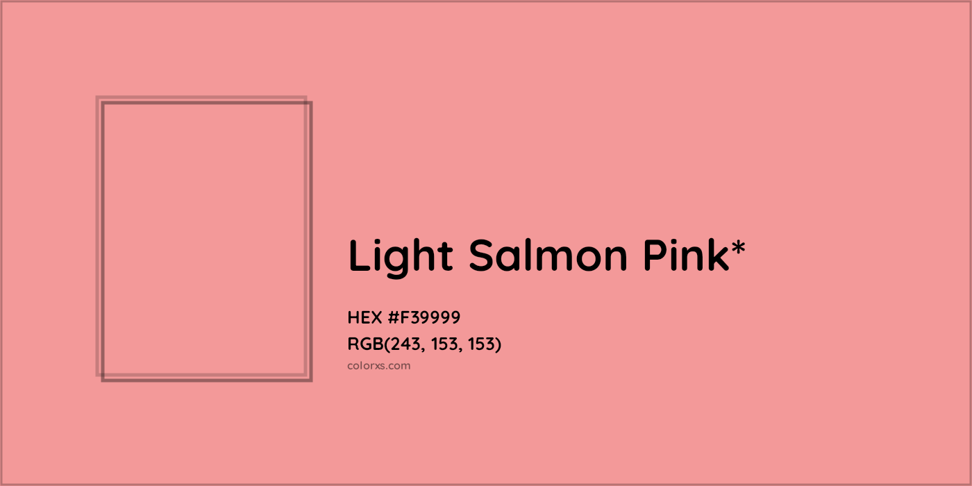 HEX #F39999 Color Name, Color Code, Palettes, Similar Paints, Images