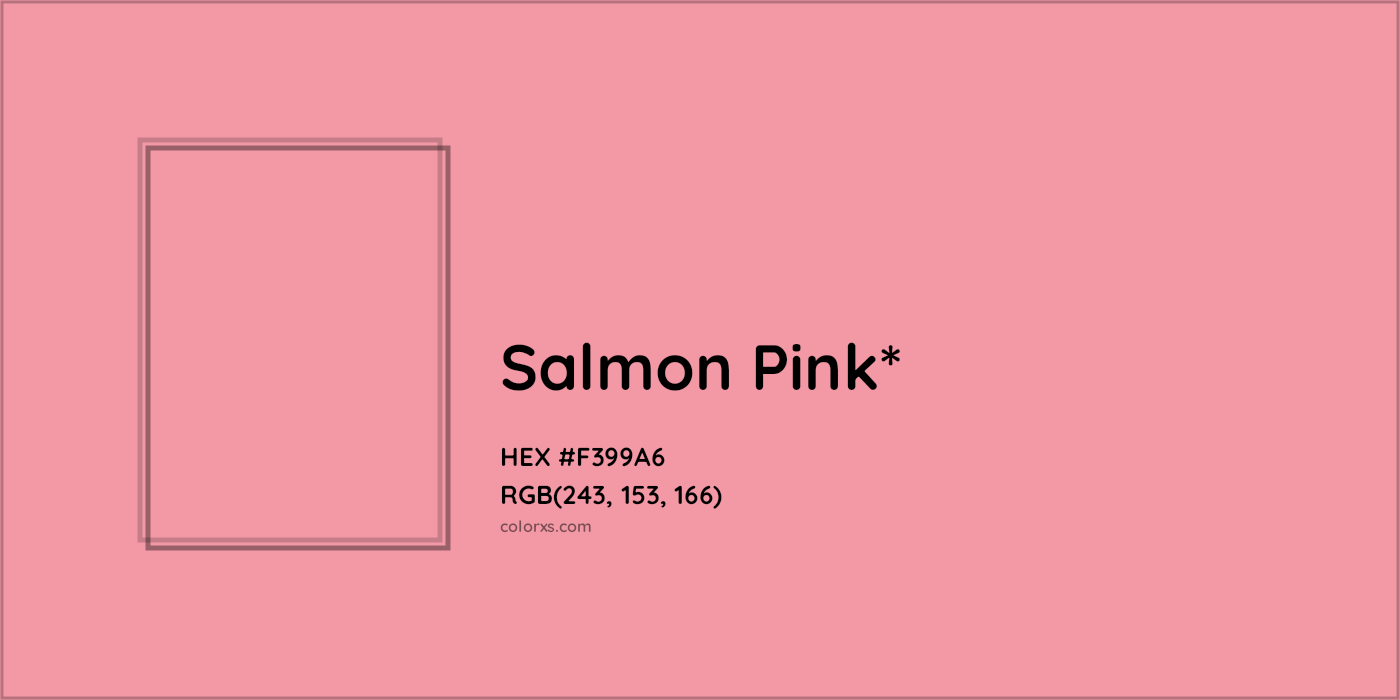 HEX #F399A6 Color Name, Color Code, Palettes, Similar Paints, Images