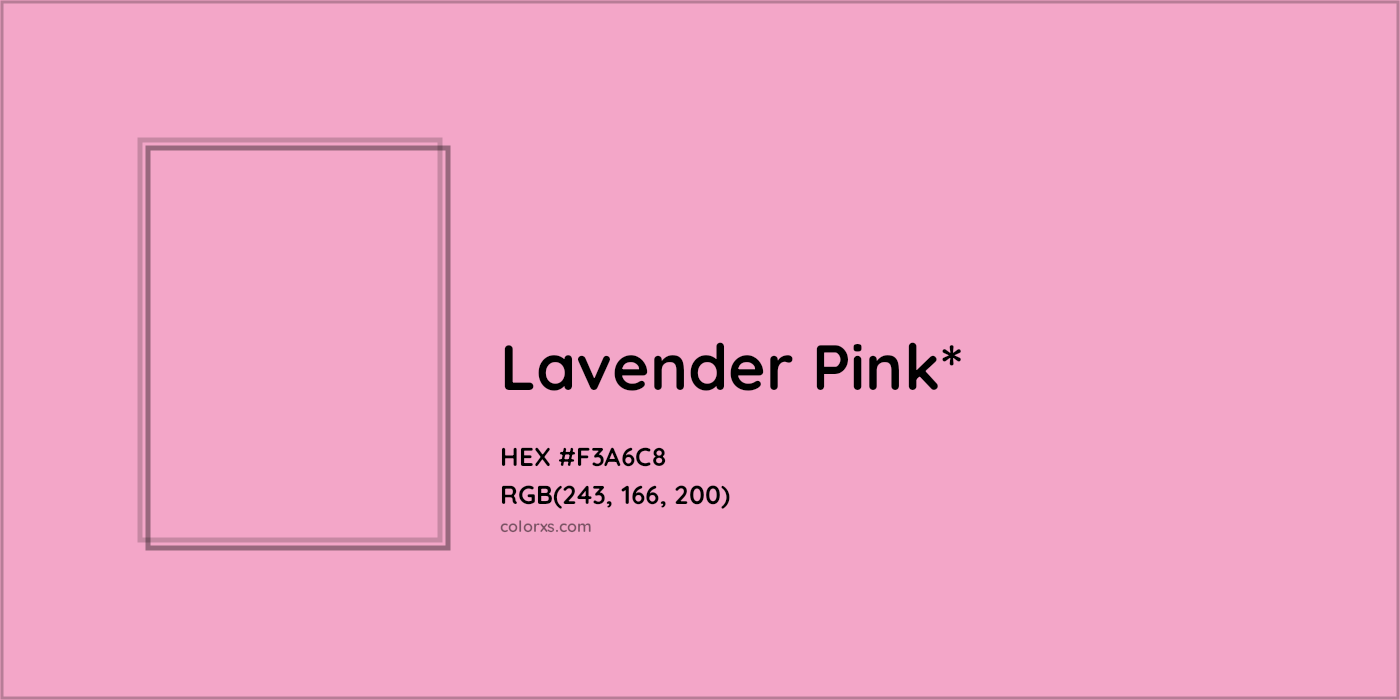HEX #F3A6C8 Color Name, Color Code, Palettes, Similar Paints, Images