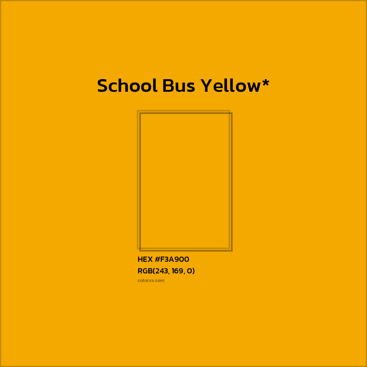 HEX #F3A900 Color Name, Color Code, Palettes, Similar Paints, Images