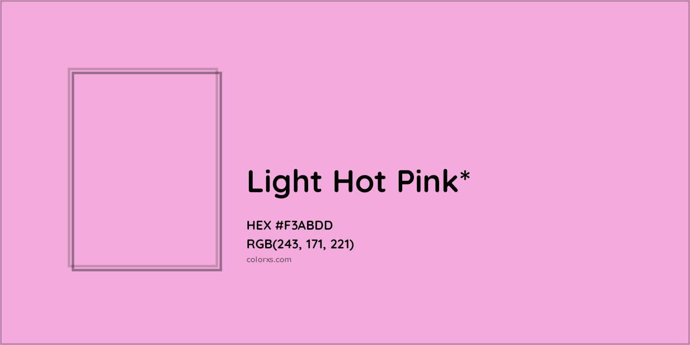 HEX #F3ABDD Color Name, Color Code, Palettes, Similar Paints, Images