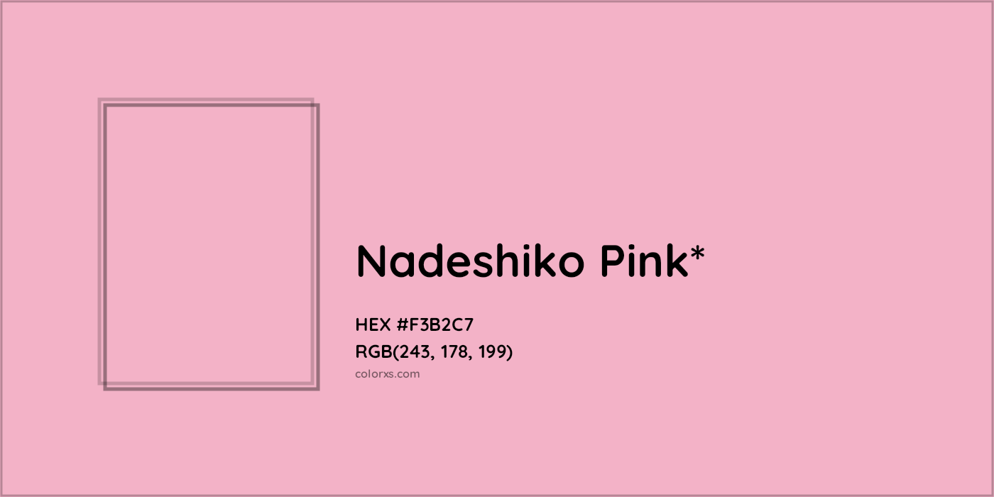 HEX #F3B2C7 Color Name, Color Code, Palettes, Similar Paints, Images
