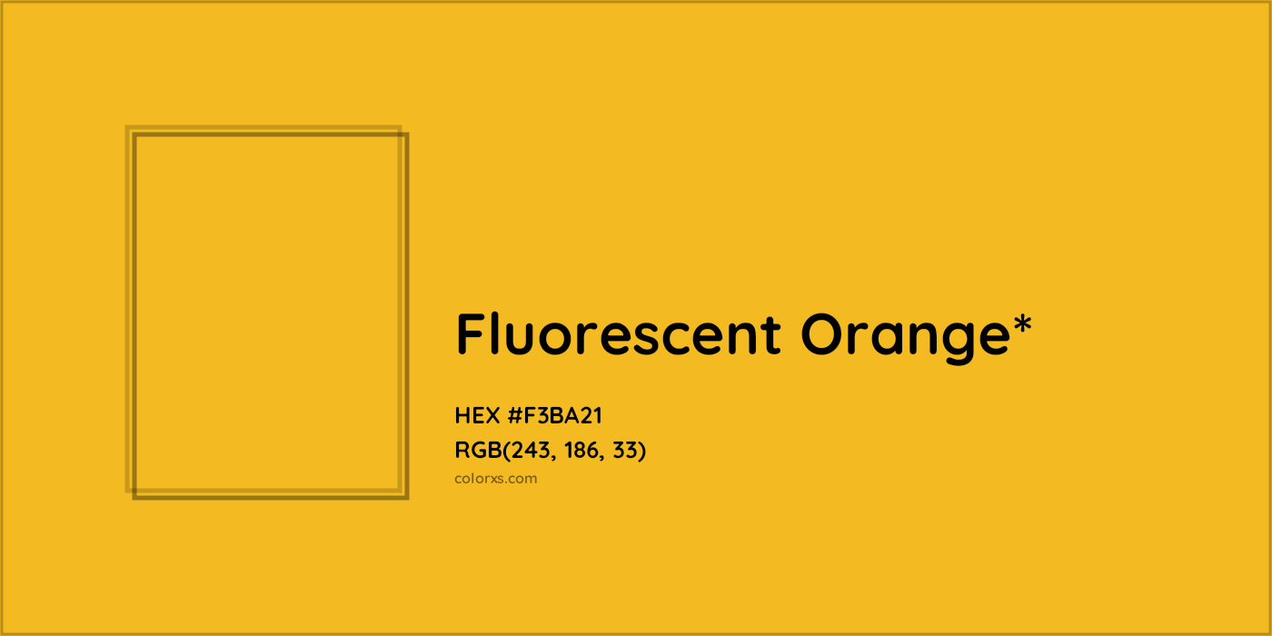 HEX #F3BA21 Color Name, Color Code, Palettes, Similar Paints, Images