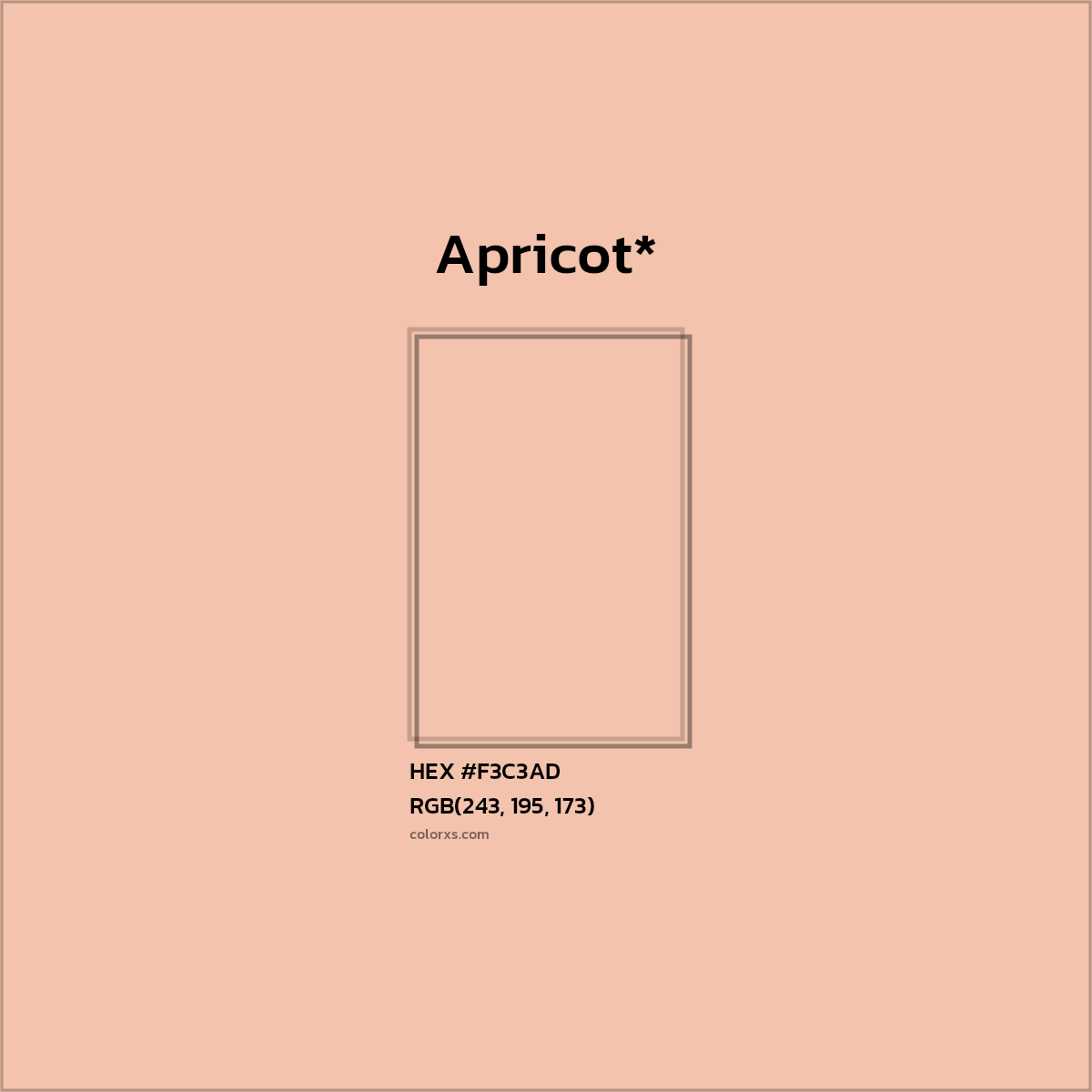 HEX #F3C3AD Color Name, Color Code, Palettes, Similar Paints, Images
