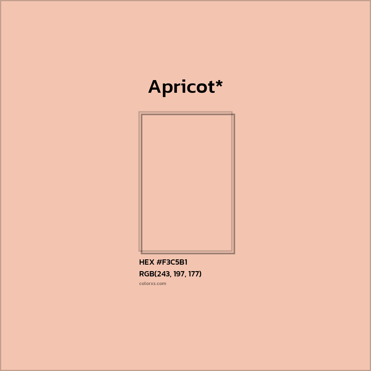 HEX #F3C5B1 Color Name, Color Code, Palettes, Similar Paints, Images