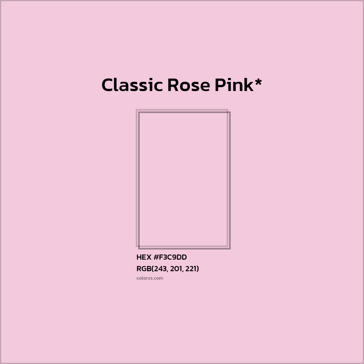 HEX #F3C9DD Color Name, Color Code, Palettes, Similar Paints, Images