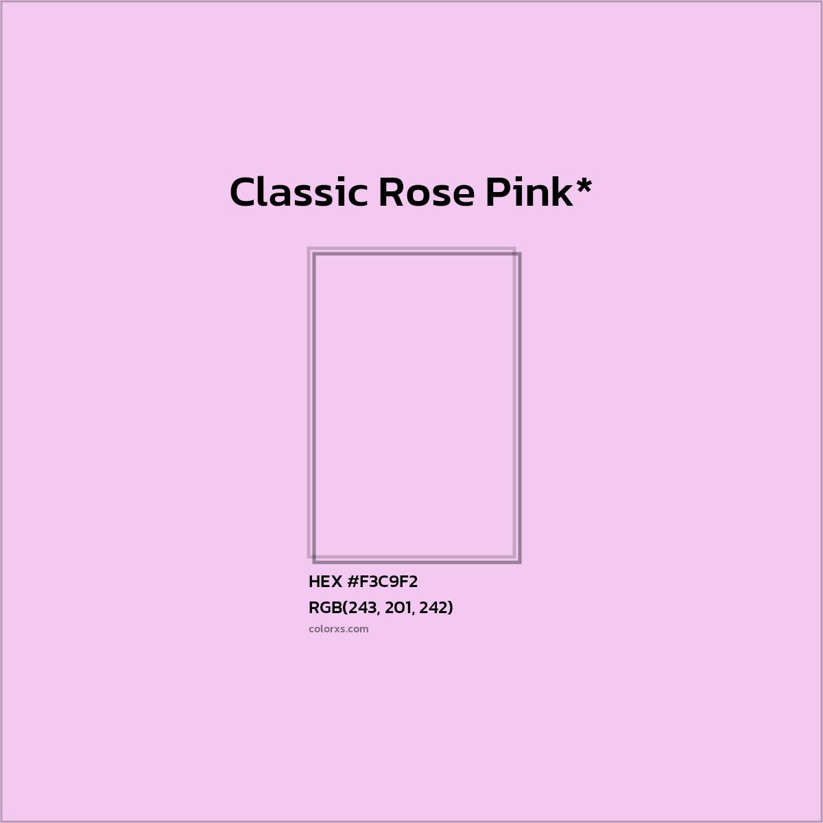 HEX #F3C9F2 Color Name, Color Code, Palettes, Similar Paints, Images