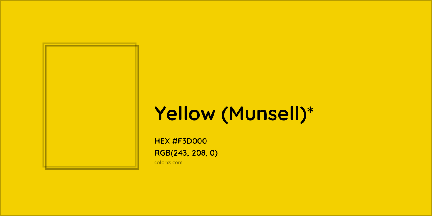HEX #F3D000 Color Name, Color Code, Palettes, Similar Paints, Images