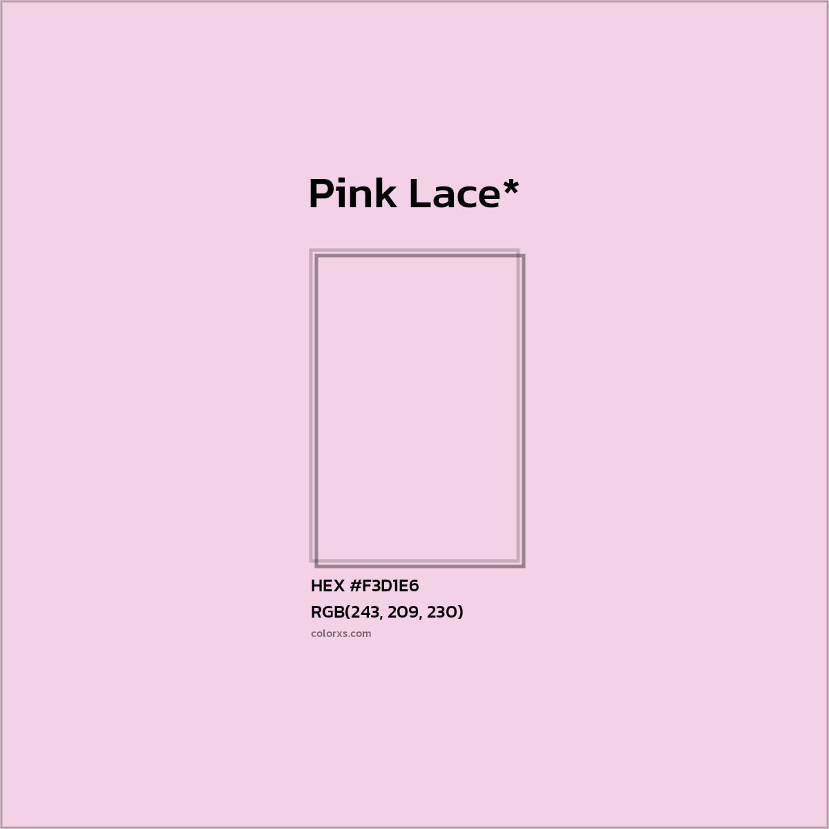 HEX #F3D1E6 Color Name, Color Code, Palettes, Similar Paints, Images