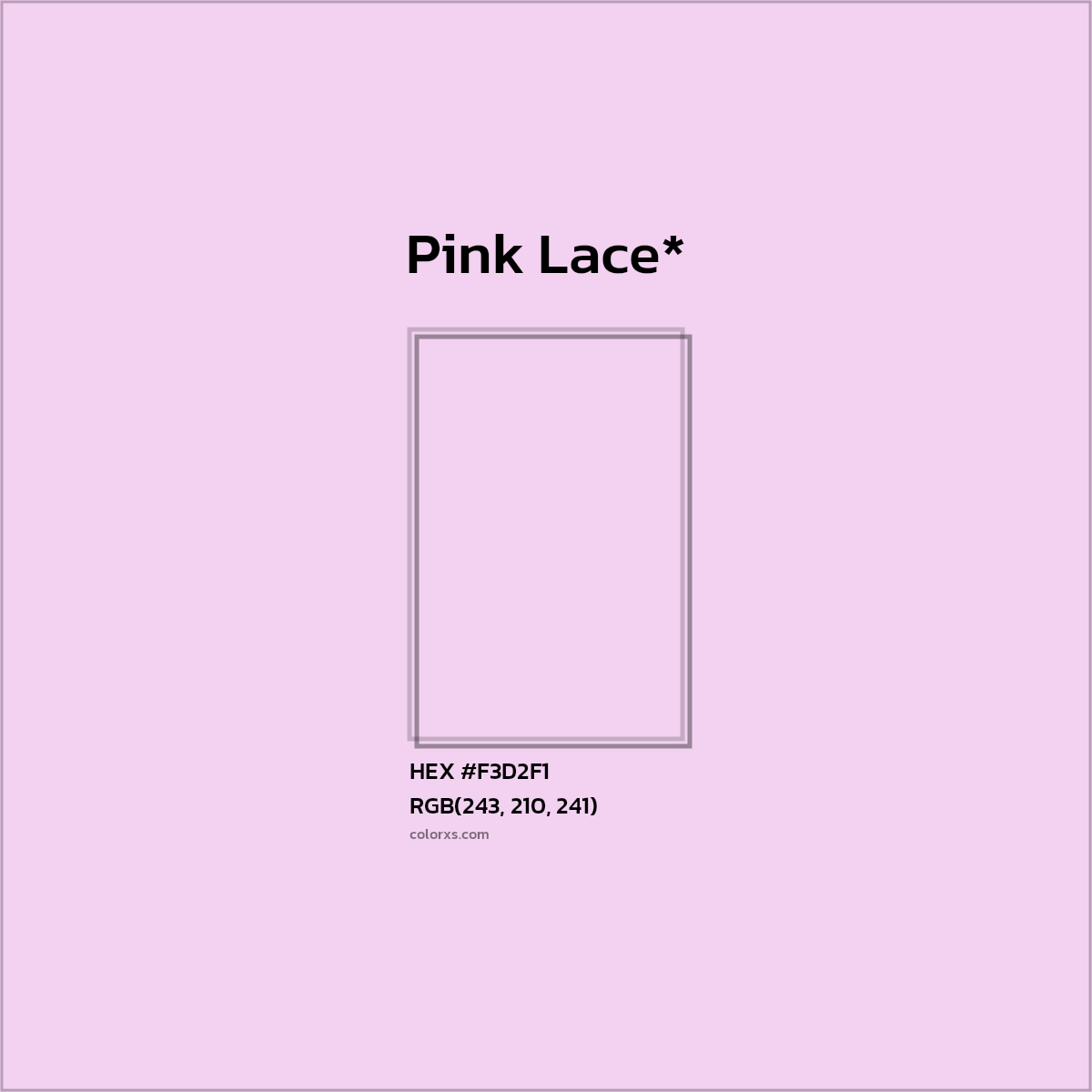 HEX #F3D2F1 Color Name, Color Code, Palettes, Similar Paints, Images