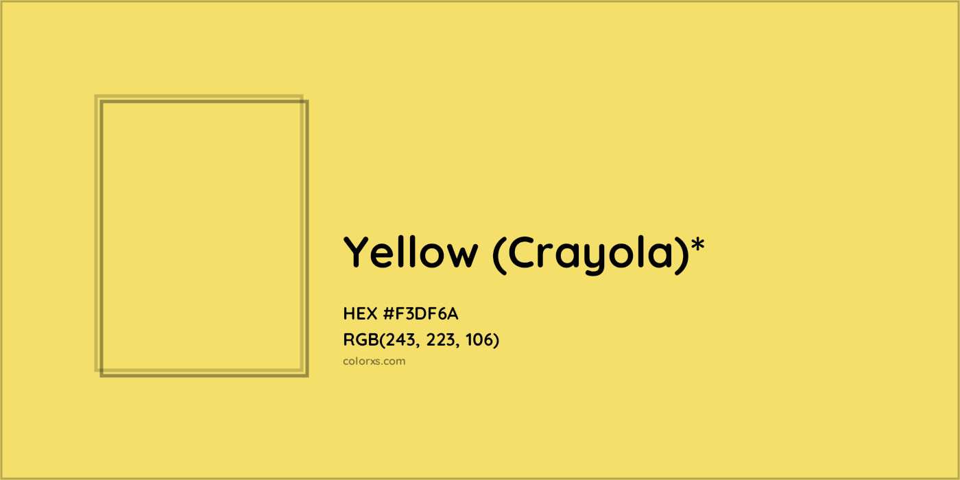 HEX #F3DF6A Color Name, Color Code, Palettes, Similar Paints, Images