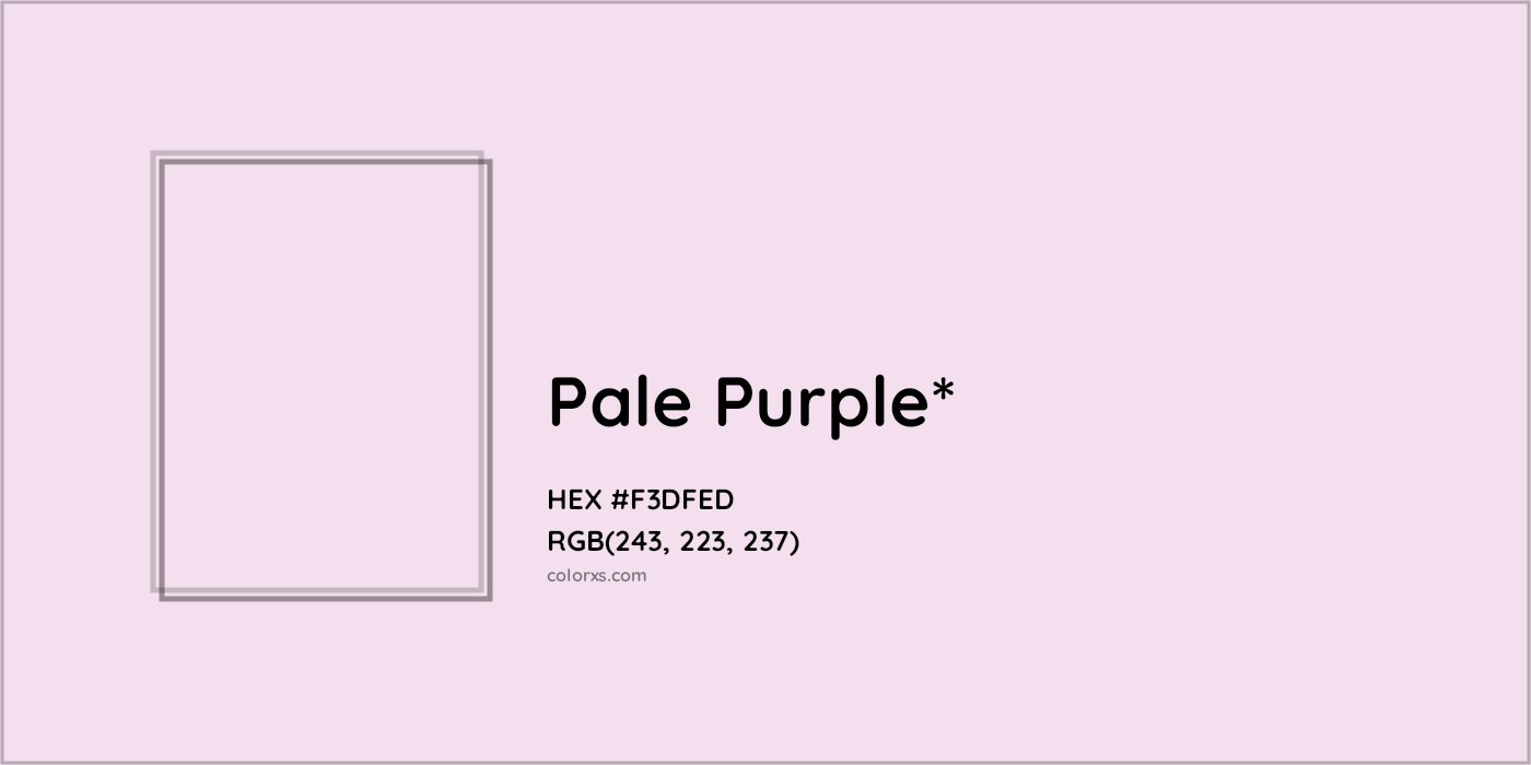 HEX #F3DFED Color Name, Color Code, Palettes, Similar Paints, Images