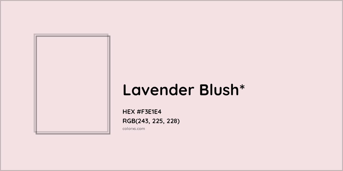 HEX #F3E1E4 Color Name, Color Code, Palettes, Similar Paints, Images