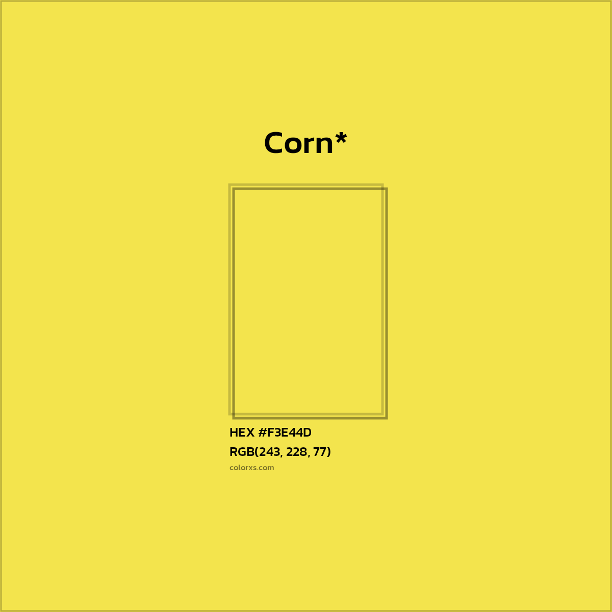 HEX #F3E44D Color Name, Color Code, Palettes, Similar Paints, Images