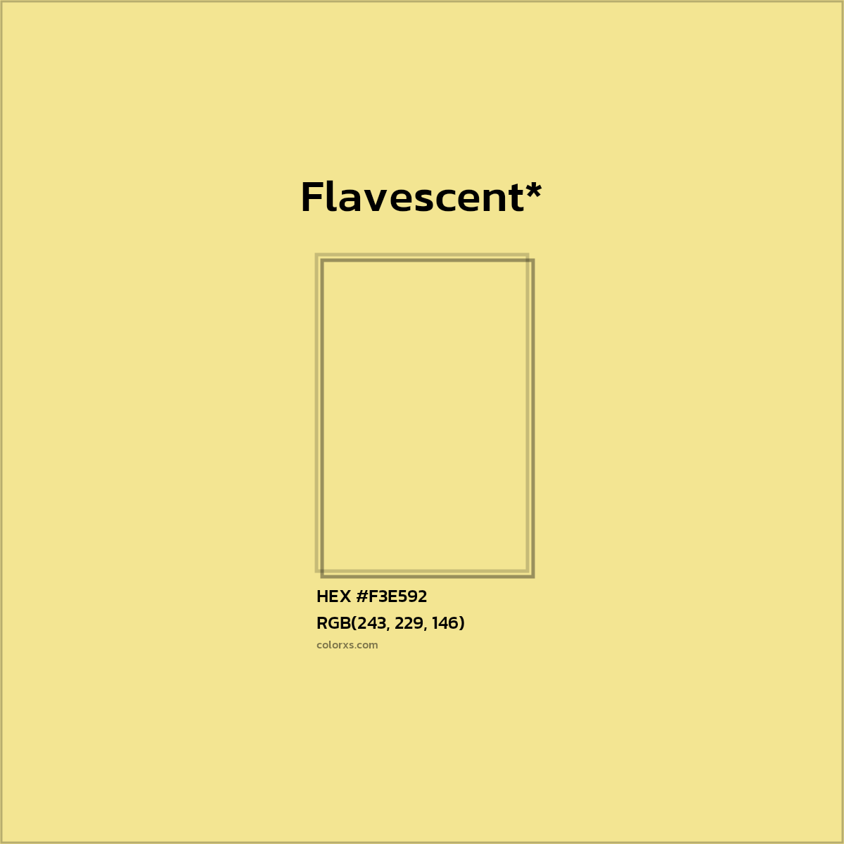 HEX #F3E592 Color Name, Color Code, Palettes, Similar Paints, Images