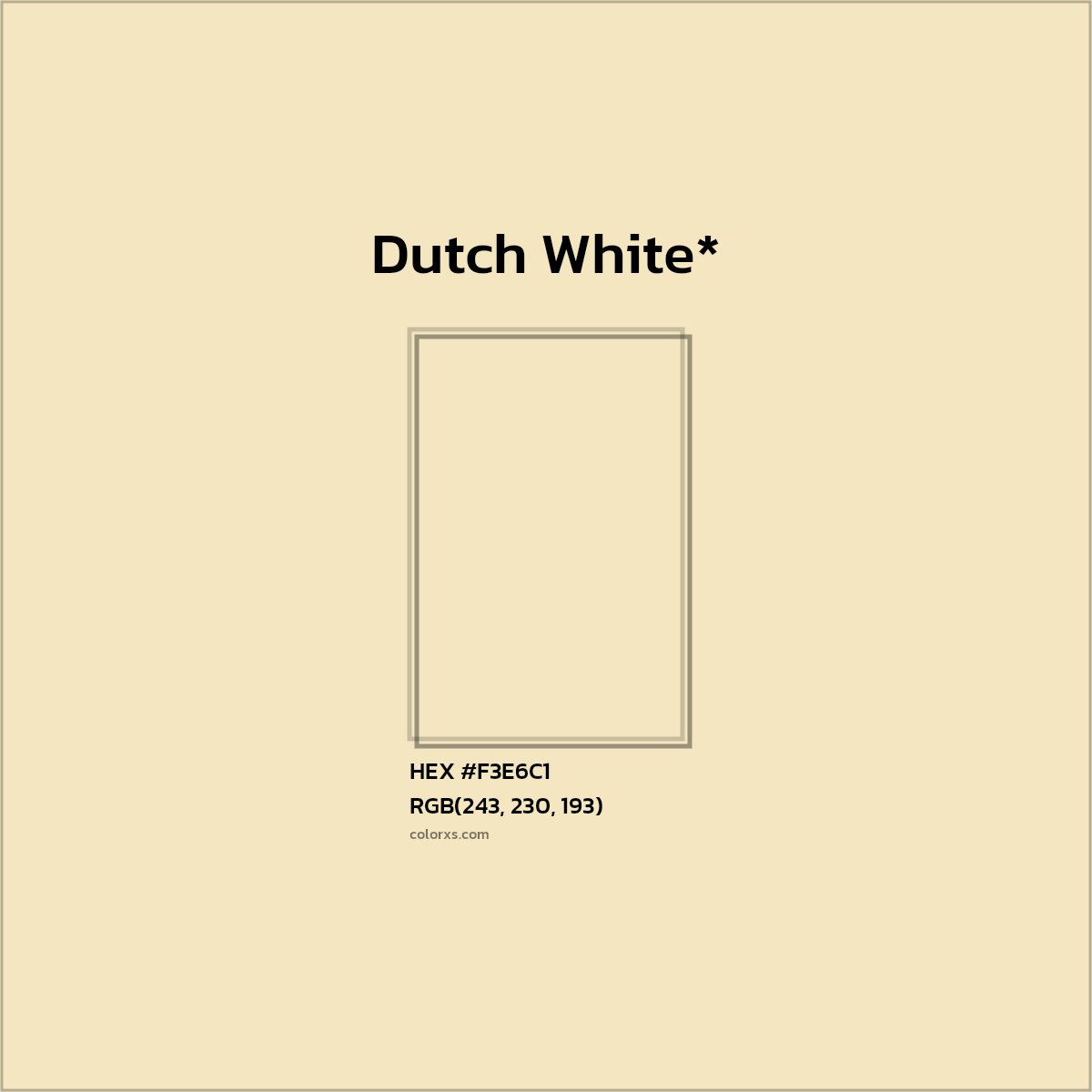 HEX #F3E6C1 Color Name, Color Code, Palettes, Similar Paints, Images