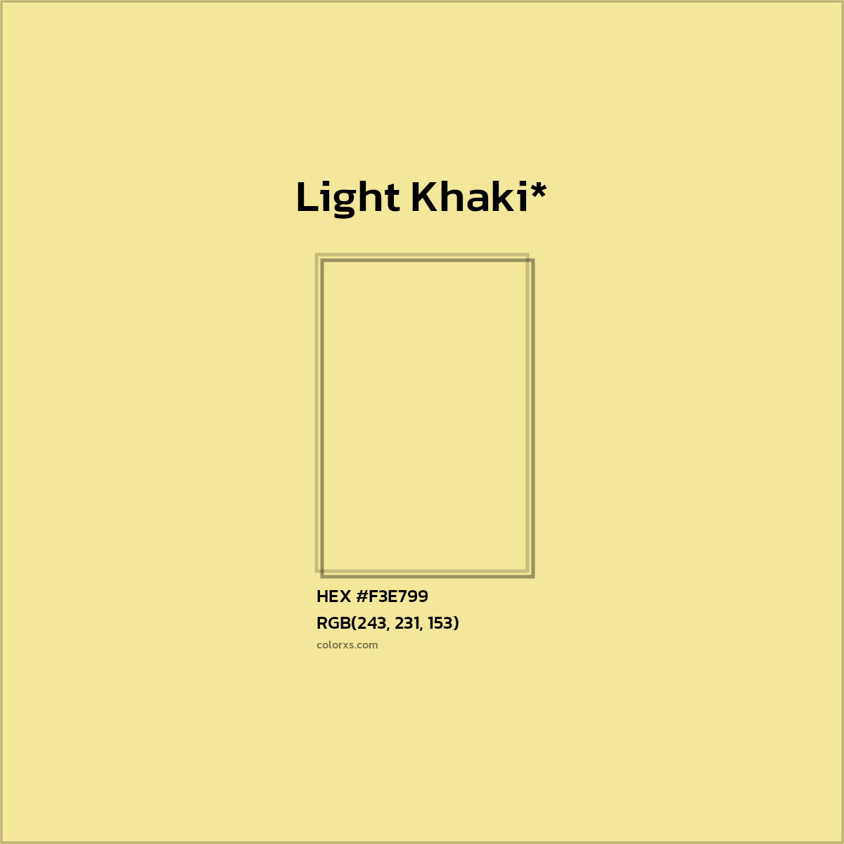 HEX #F3E799 Color Name, Color Code, Palettes, Similar Paints, Images