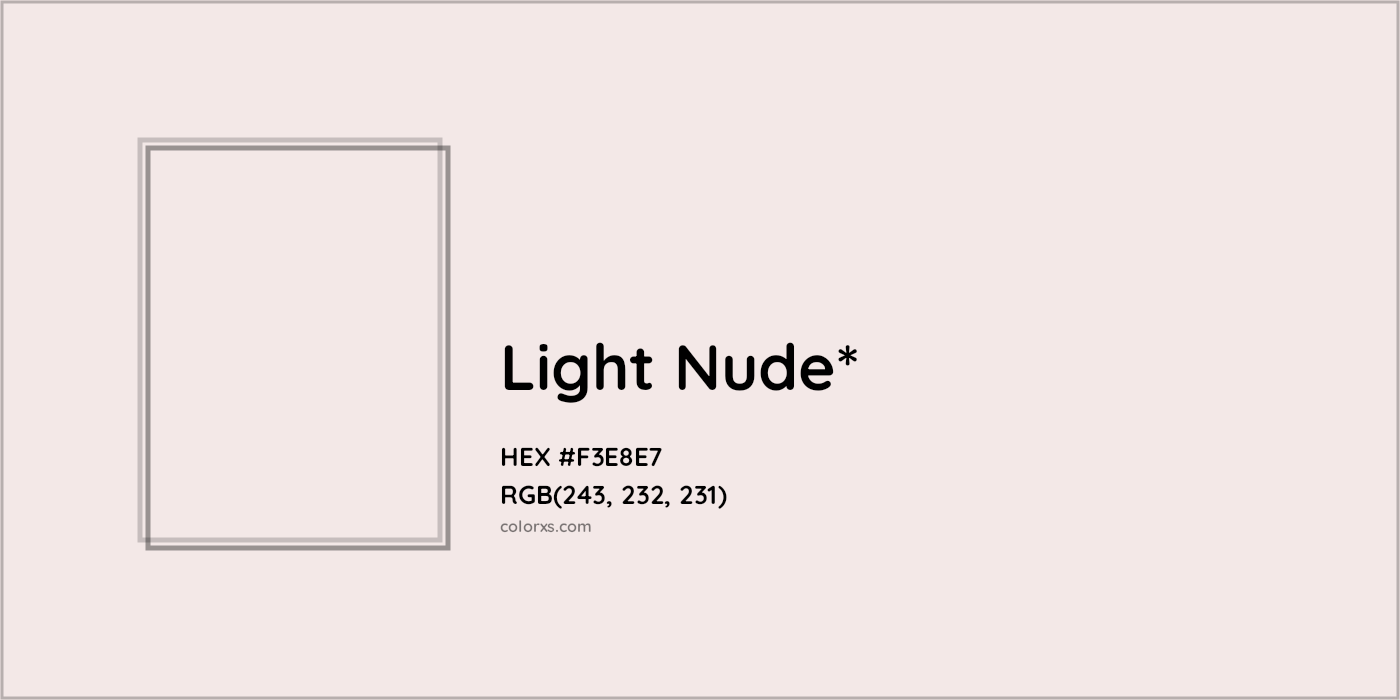 HEX #F3E8E7 Color Name, Color Code, Palettes, Similar Paints, Images