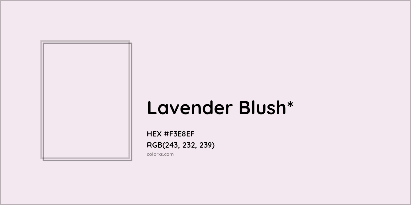 HEX #F3E8EF Color Name, Color Code, Palettes, Similar Paints, Images