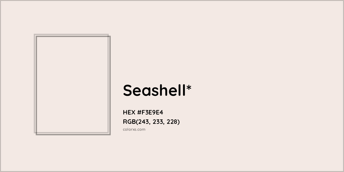 HEX #F3E9E4 Color Name, Color Code, Palettes, Similar Paints, Images