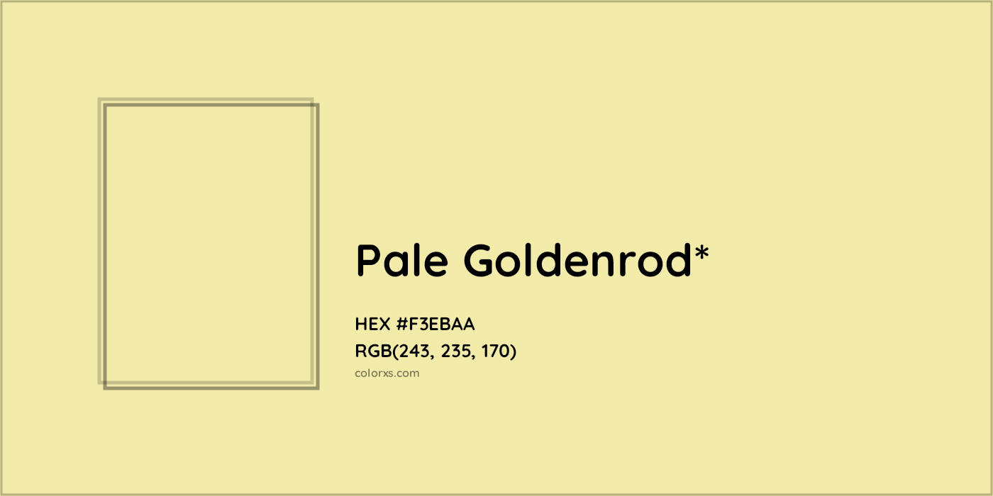 HEX #F3EBAA Color Name, Color Code, Palettes, Similar Paints, Images