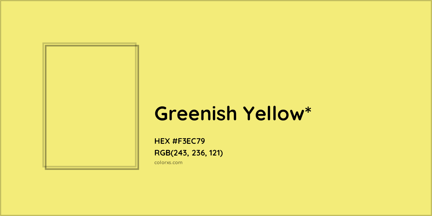 HEX #F3EC79 Color Name, Color Code, Palettes, Similar Paints, Images