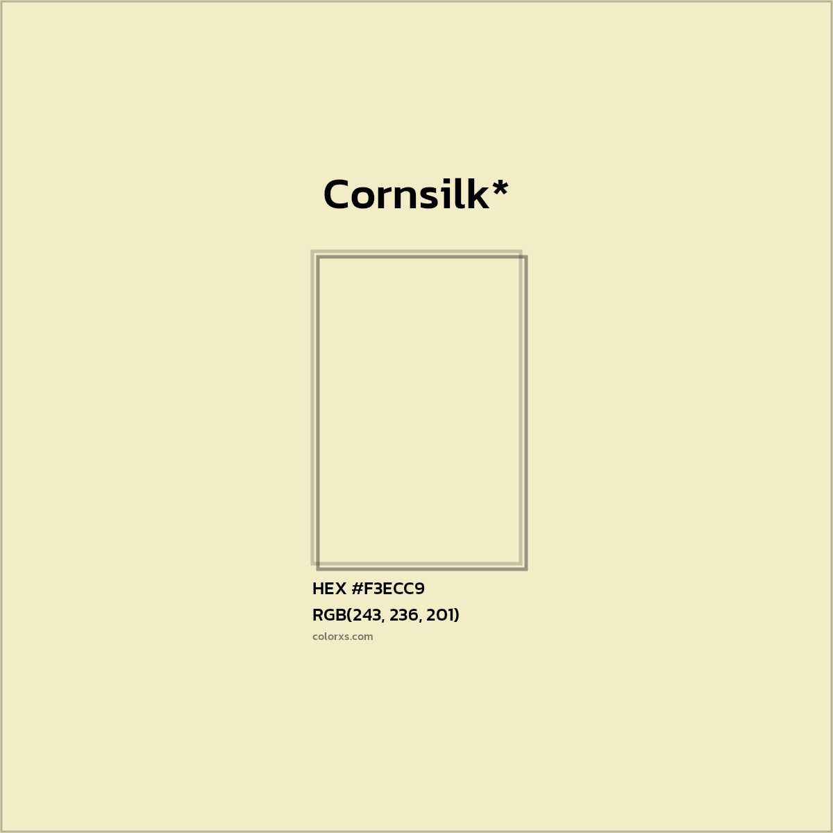 HEX #F3ECC9 Color Name, Color Code, Palettes, Similar Paints, Images