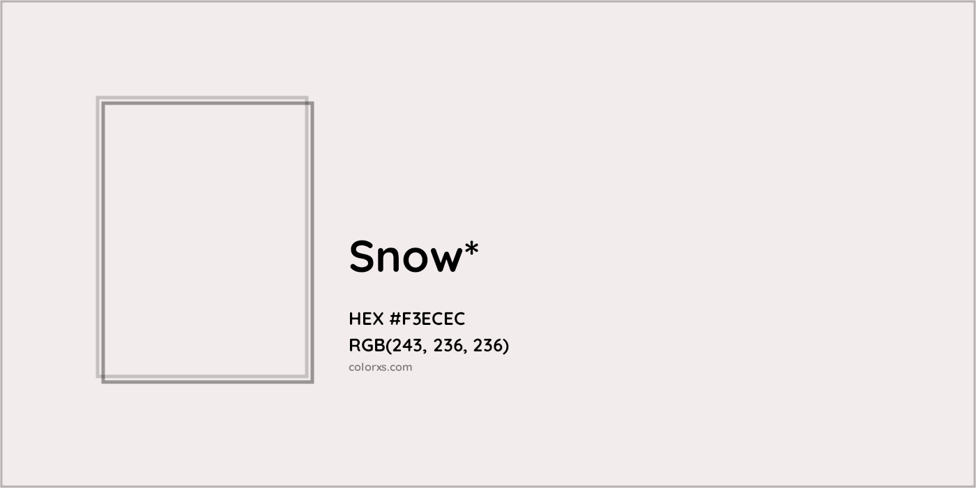 HEX #F3ECEC Color Name, Color Code, Palettes, Similar Paints, Images