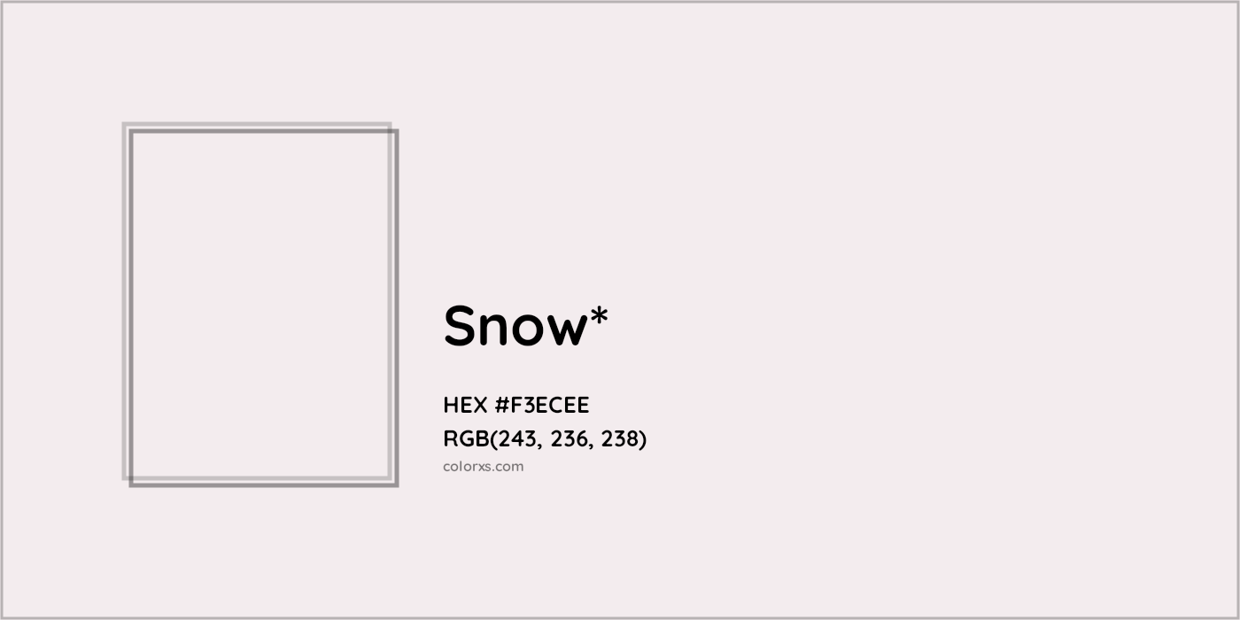 HEX #F3ECEE Color Name, Color Code, Palettes, Similar Paints, Images