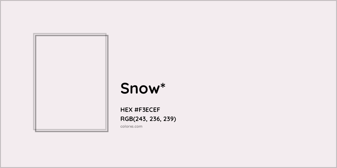 HEX #F3ECEF Color Name, Color Code, Palettes, Similar Paints, Images