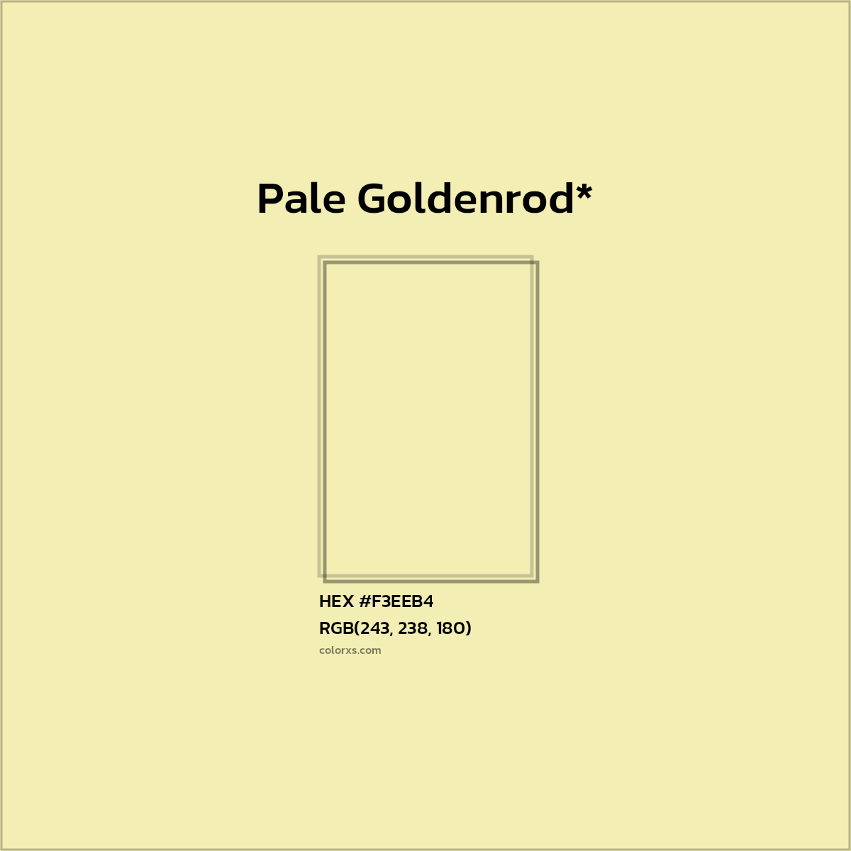 HEX #F3EEB4 Color Name, Color Code, Palettes, Similar Paints, Images