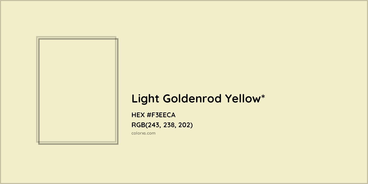 HEX #F3EECA Color Name, Color Code, Palettes, Similar Paints, Images