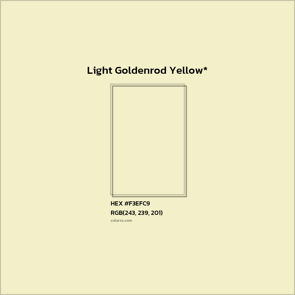 HEX #F3EFC9 Color Name, Color Code, Palettes, Similar Paints, Images