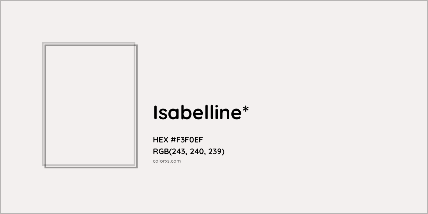 HEX #F3F0EF Color Name, Color Code, Palettes, Similar Paints, Images