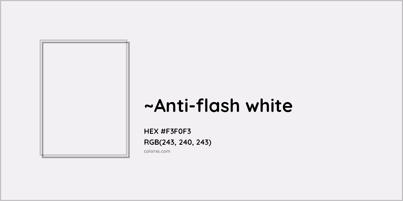 HEX #F3F0F3 Color Name, Color Code, Palettes, Similar Paints, Images