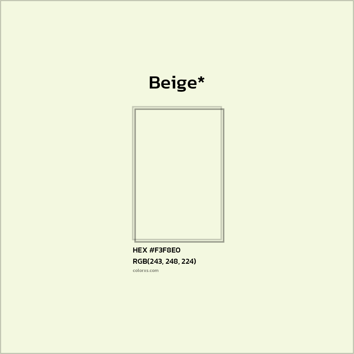 HEX #F3F8E0 Color Name, Color Code, Palettes, Similar Paints, Images