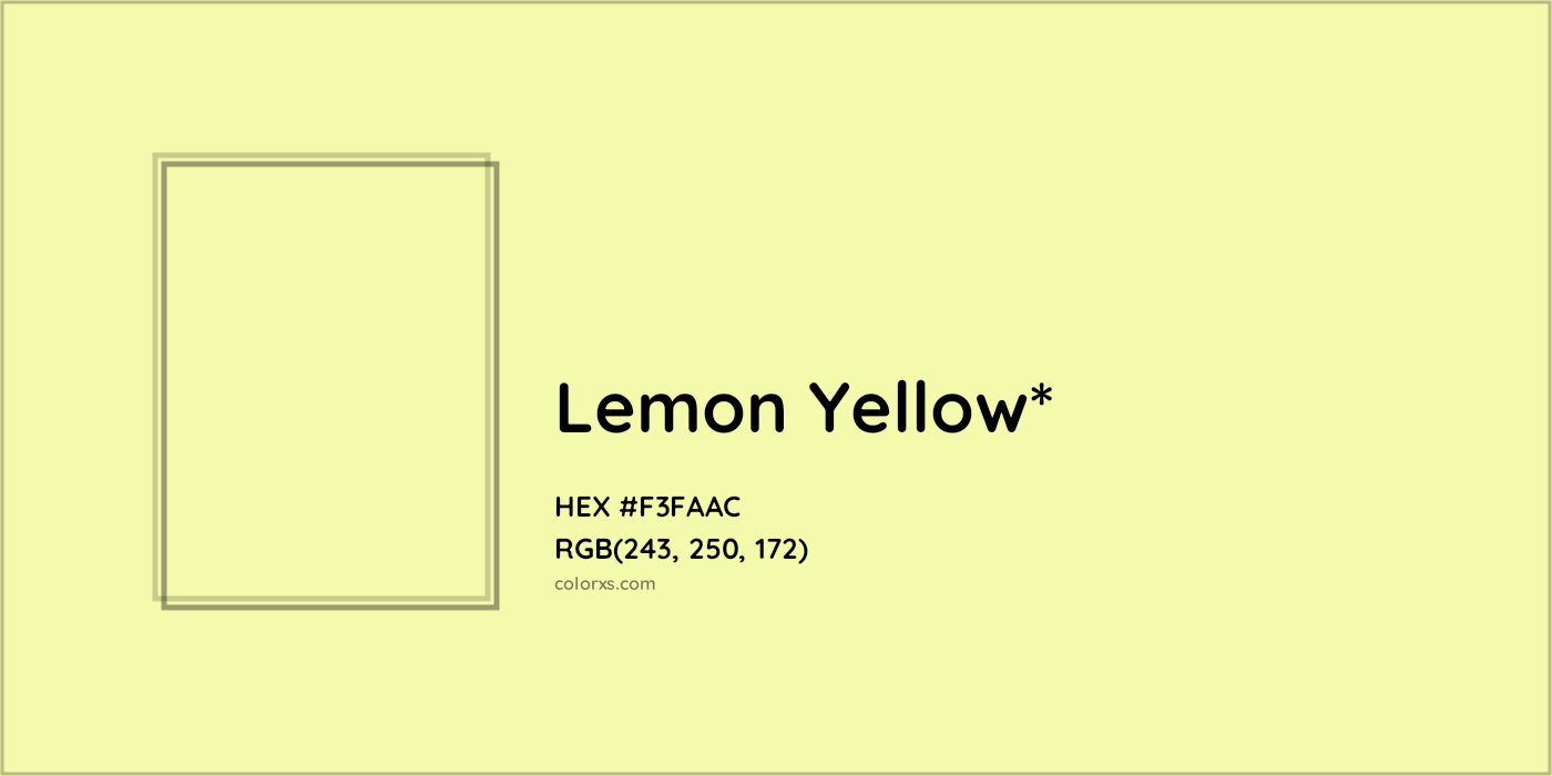HEX #F3FAAC Color Name, Color Code, Palettes, Similar Paints, Images