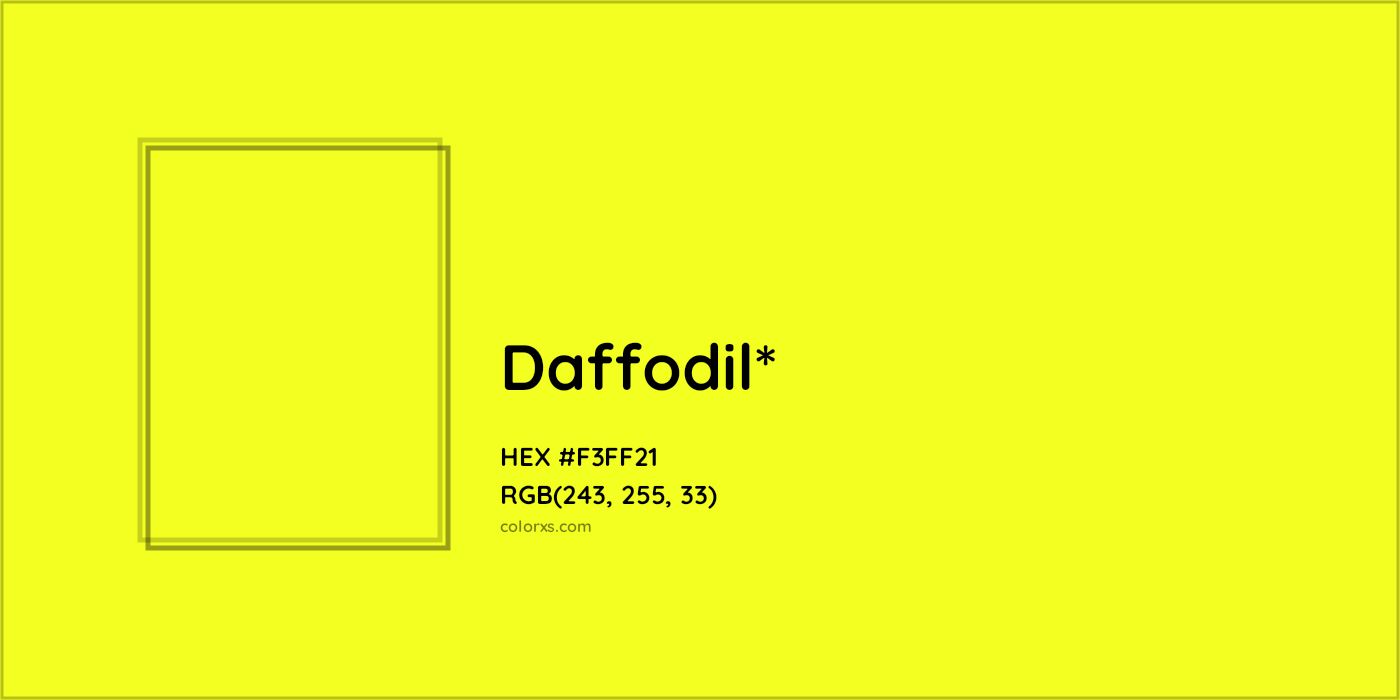 HEX #F3FF21 Color Name, Color Code, Palettes, Similar Paints, Images