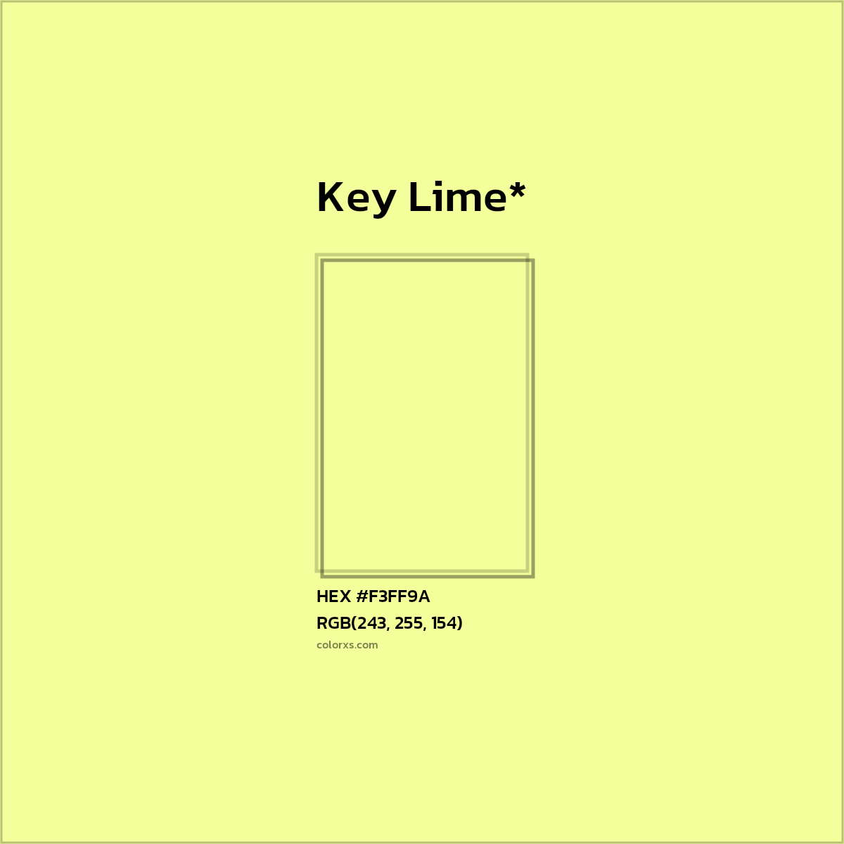 HEX #F3FF9A Color Name, Color Code, Palettes, Similar Paints, Images