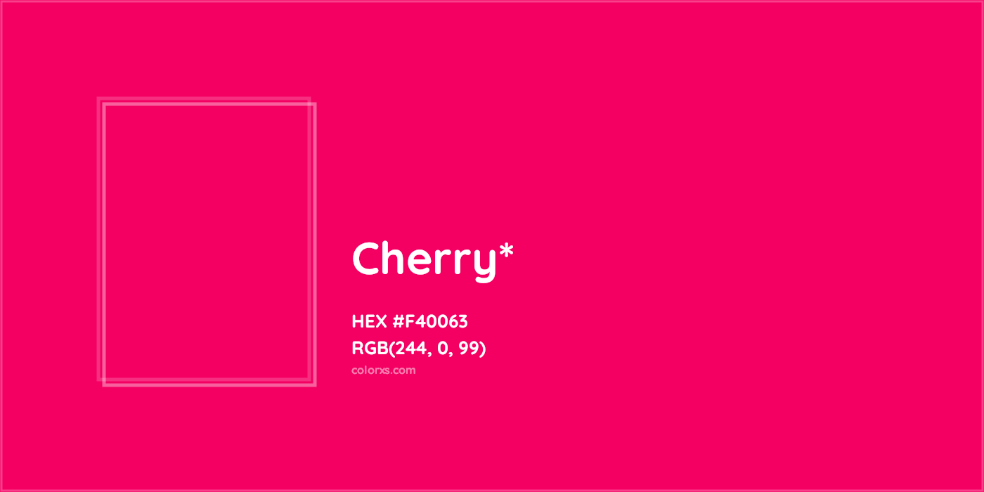 HEX #F40063 Color Name, Color Code, Palettes, Similar Paints, Images