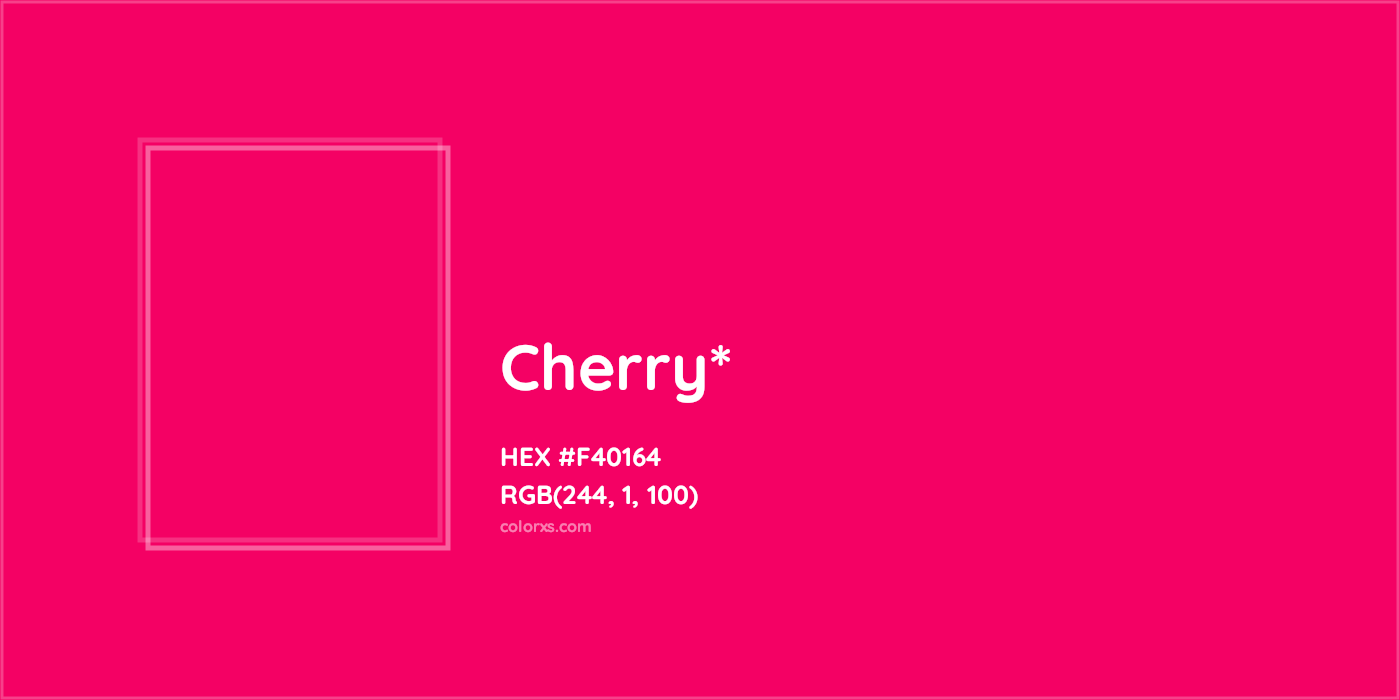 HEX #F40164 Color Name, Color Code, Palettes, Similar Paints, Images
